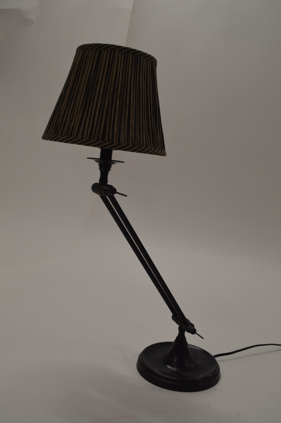 Image 1 of Lamp Model Skania, Dark Brons, Shade Stripes