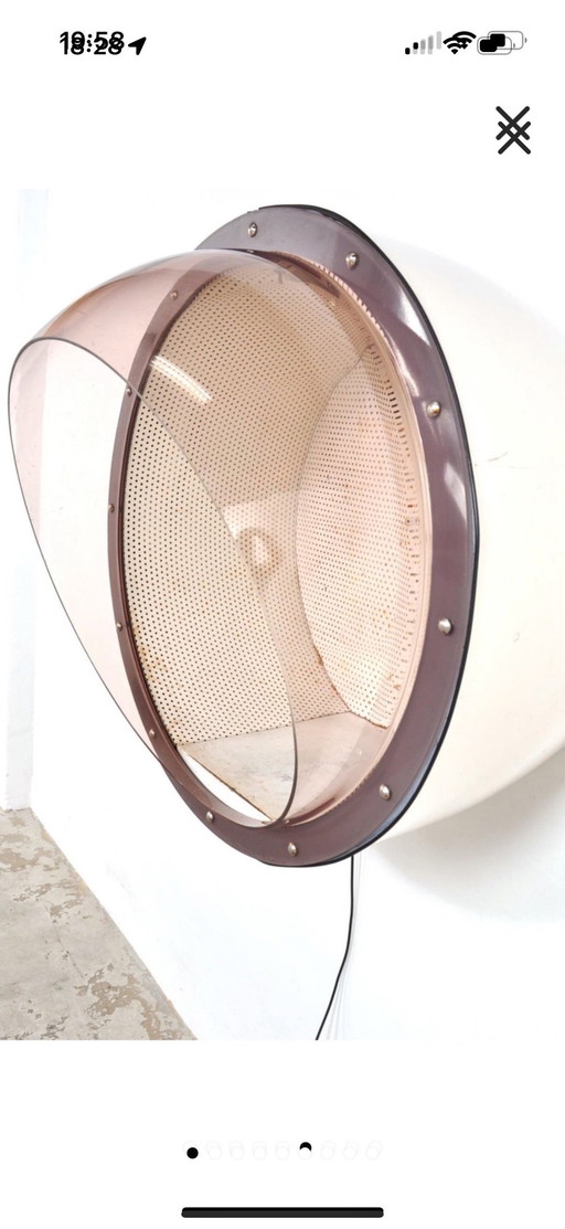 Space age phone booth