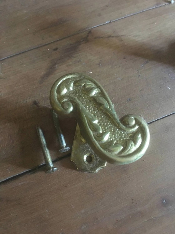Messing Fenstergriff – Dekorative Objekte, Brass, Vintage (photo 7 of 10)