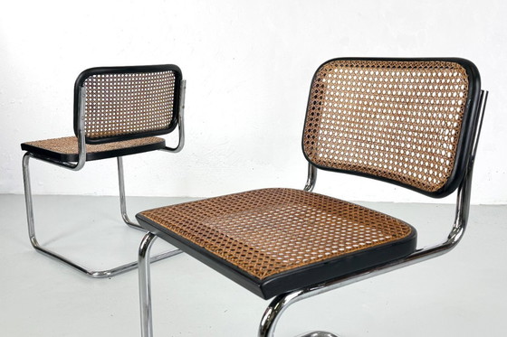 Image 1 of Juego de 4 sillas Cesca diseñadas por Marcel Breuer para Gavina - década de 1960
