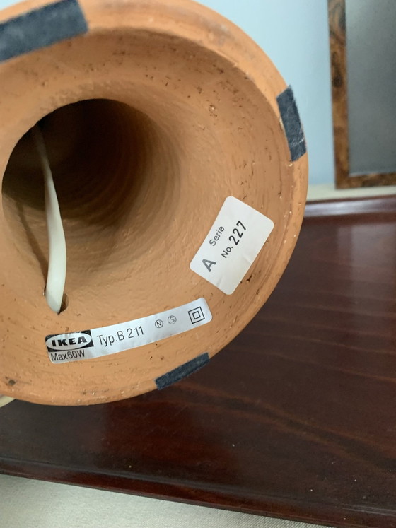 Vintage IKEA Terracotta Table lamp – Model Typ B 211 (1980s/1990s) – Ceramic (photo 8 of 15)