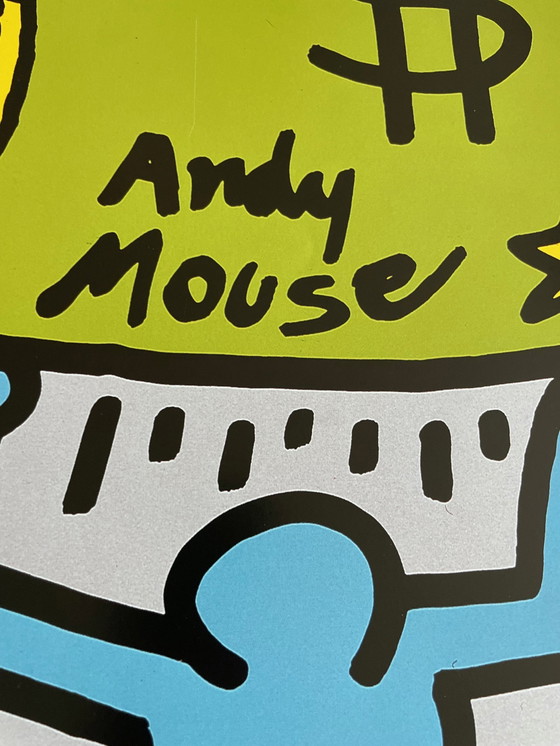 Image 1 of Keith Haring (1958-1990), Andy Mouse, 1986, Copyright The Estate of Keith Haring, Publié par teNeues, Imprimé en Allemagne