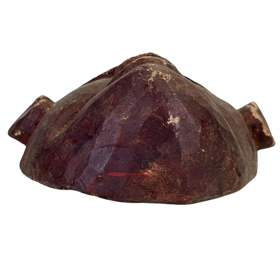 Antike bemalte nepalesische Schamanenmaske – Middle Hills – ca. 1900–1930 – Bildhauerei, Wood (photo 6 of 6)