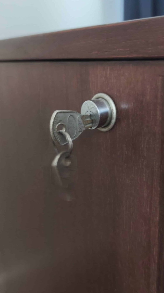 Image 1 of RARE RECTO VERSO sideboard, 1950s by Alberto Rosselli, in rosewood