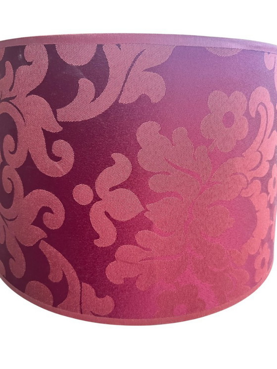 Image 1 of Peill & Putzler vintage crystal glass table lamp, made in Germany with modern lampshade.