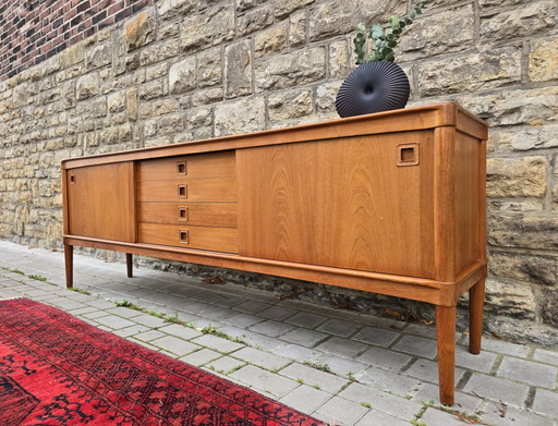 Credenza 60s 70s Mid Century Teak Cassettiera Armadio – dressoirs, Wood (photo 2 of 9)