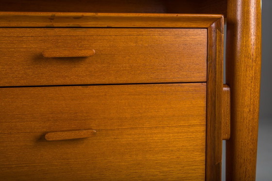 Image 1 of Schreibtisch Modell 207 aus Teakholz von Arne Vodder für Sibast, 1960er Jahre