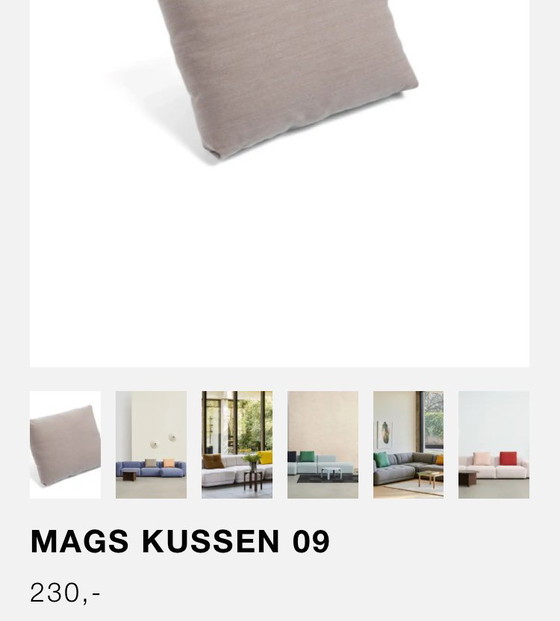 Image 1 of Coussin Hay Mags 09 Bolgheri (3pcs disponibles)