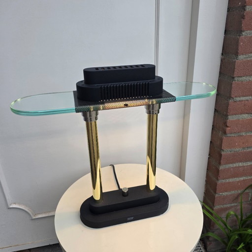 Vintage Robert Sonneman's, George Kovacs , Penta bureaulamp. Dimbaar, prachtige staat.