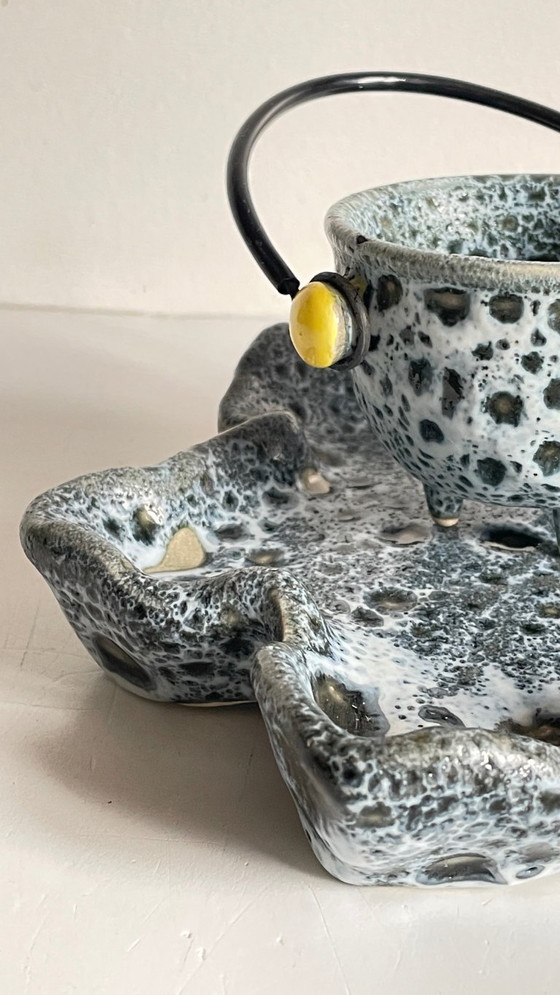 Image 1 of Piatto portaoggetti in ceramica vintage VILLAURIS