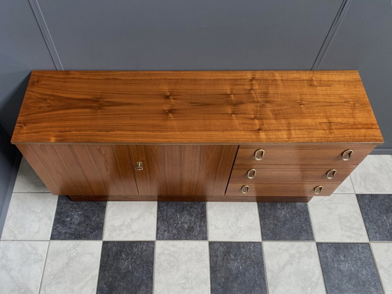 Image 1 of Sideboard brass grips on the drawers 1970s palisander