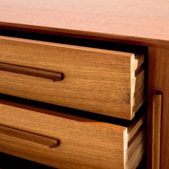 Image 1 of MK10637 Gerestaureerd teakhouten dressoir