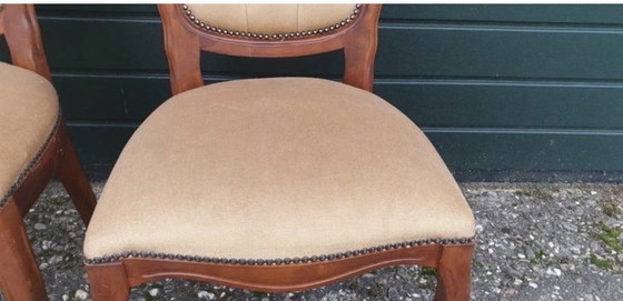 Image 1 of 4 Chesterfield-Esszimmerstühle im Barockstil