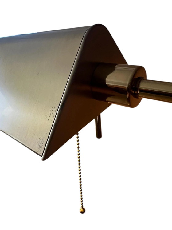 Vintage Messing Vloerlamp met Scharnierende Arm – Verstelbare Leeslamp Jaren 70 Stijl – Mid Century Modern (photo 13 of 17)
