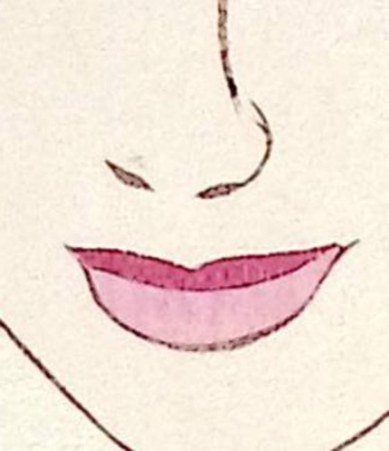 Image 1 of Keiichi Takasawa: Mujer con kimono azul