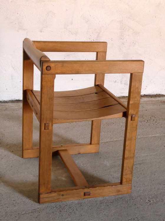 Poltrona in pino di Edwin Helseth, Trybo Norway, 1964 – Poltrone, Legno (photo 4 of 5)