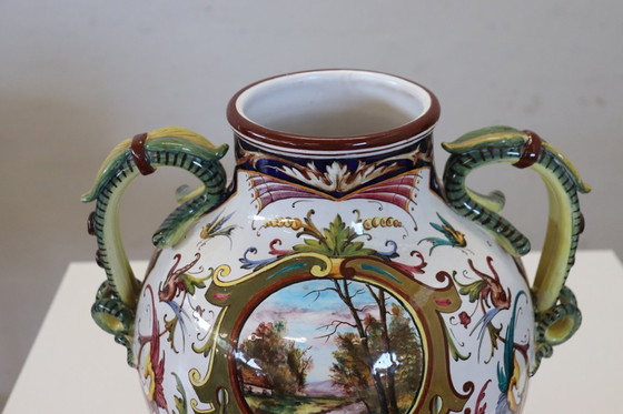 Image 1 of Italiaanse keramieken vaas van CACF FAENZA, 1950