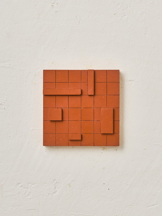 Image 1 of Set of 3 brutalist wall objects
