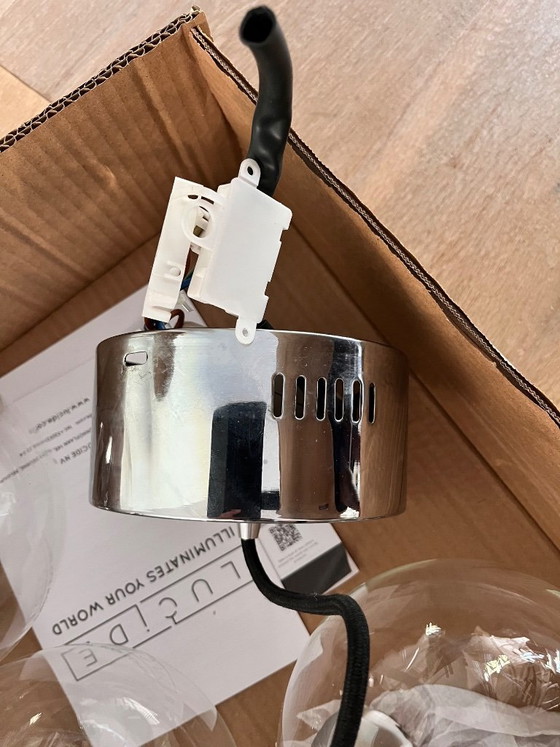 Image 1 of Leitmotiv halogen cluster lamp including dimmer and 2 spare bulbs