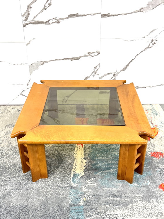 Image 1 of AFRA & TOBIA SCARPA ATTR. TAVOLO DA SALOTTO ANNI 60 DESIGN