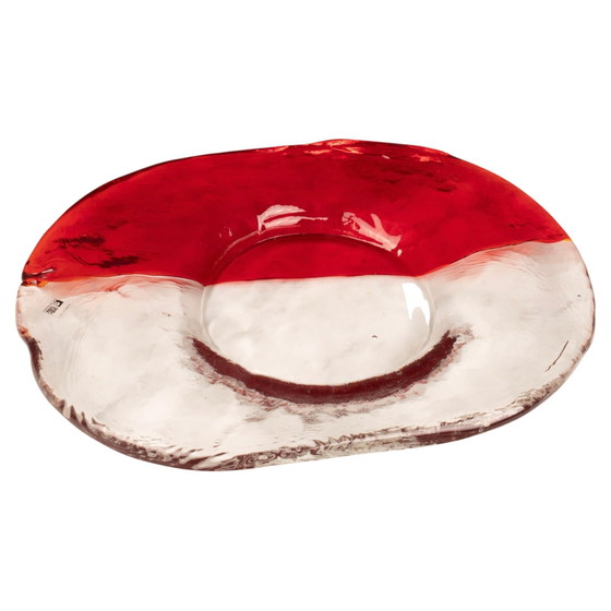 Renato Toso Murano Glas Valet Tray, Rot & Transparent, Italien, 1960er – Dekorative Objekte (photo 7 of 23)