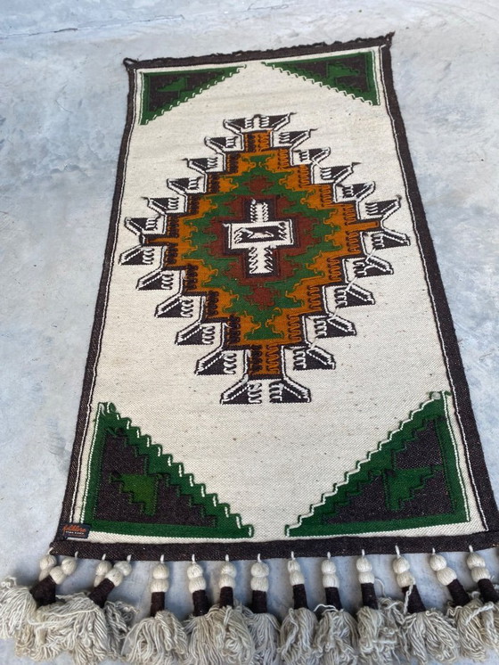 Image 1 of Arazzo da parete tessuto a mano Olga Fisch Ecuador