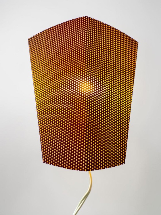 Rare set of 3 Perfolux Wall lights – Hiemstra & Evenblij, 1954 – Metal (photo 10 of 22)