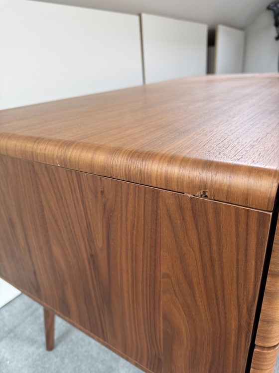 Image 1 of Mid-century modern bureau | walnoot | vintage design