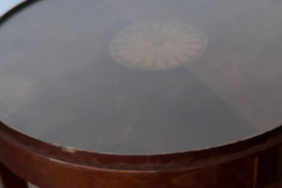 Image 1 of Side table with compass rose