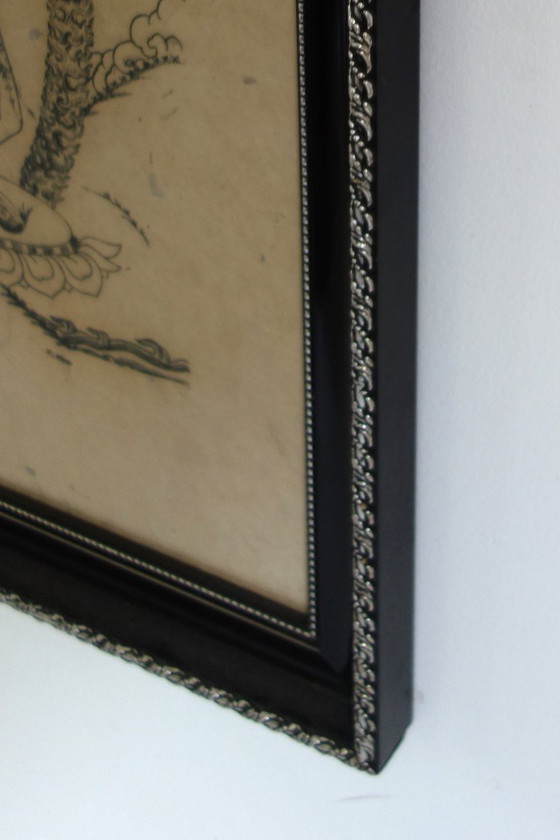 Incisione divinità buddista in danza – Litografie e stampe, Altro, Legno (photo 7 of 9)