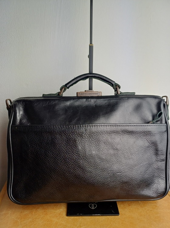 Zgan Medium Werktas Clippersluiting Zwart Fred de la Bretoniere – Laptoptassen, Calfskin (photo 5 of 10)