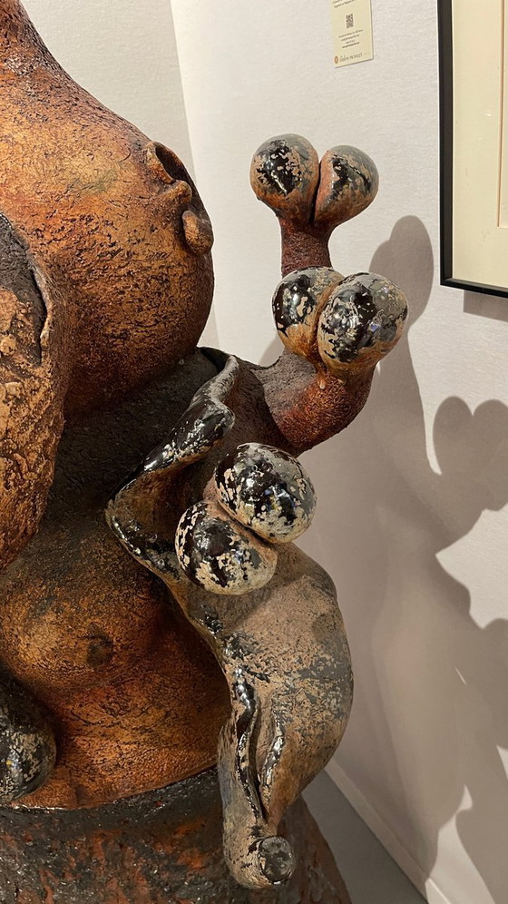 Yves Rhaye, Sculptures anthropomorphes en céramique émaillée, années 1970, Céramique émaillée – Ceramic (photo 9 of 19)