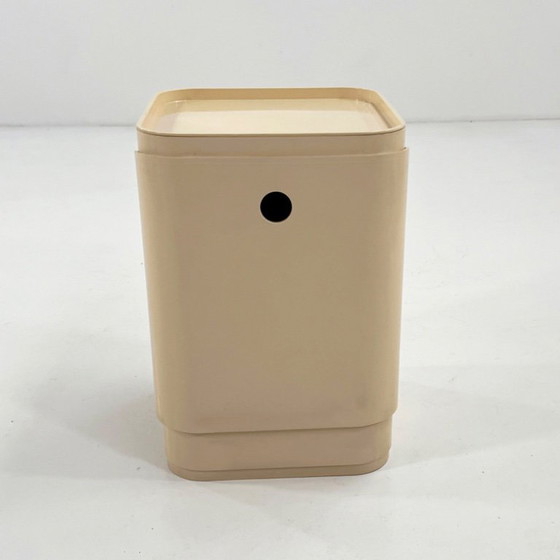 Image 1 of Cesto de ropa beige de Anna Castelli para Kartell, años 70