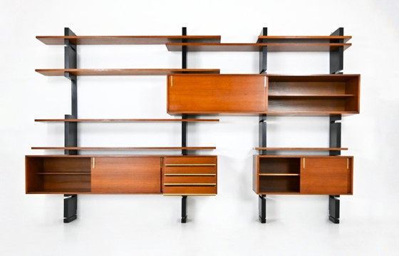 Mueble de pared "Extenso" de Amma Torino, década de 1960. – Armarios de pared, Metal, Wood (photo 4 of 12)