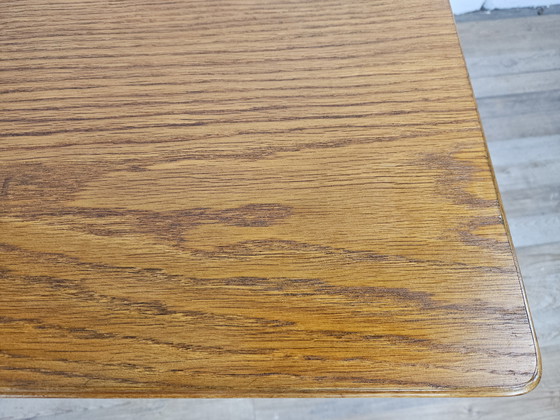 Image 1 of Rectangular Coffee Table in Beech and Oak from the 70s