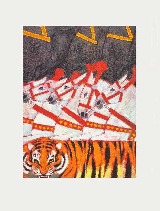Image 1 of Philippe MITSCHKÉ Serigrafia Le cirque 1990