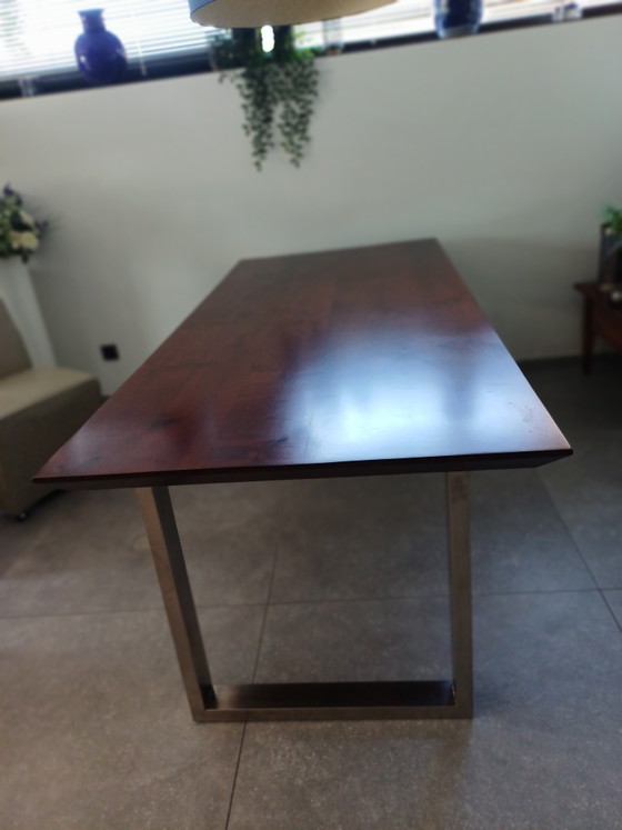 Cherry Colorful Table – Dining tables, Metal, Wood (photo 2 of 5)