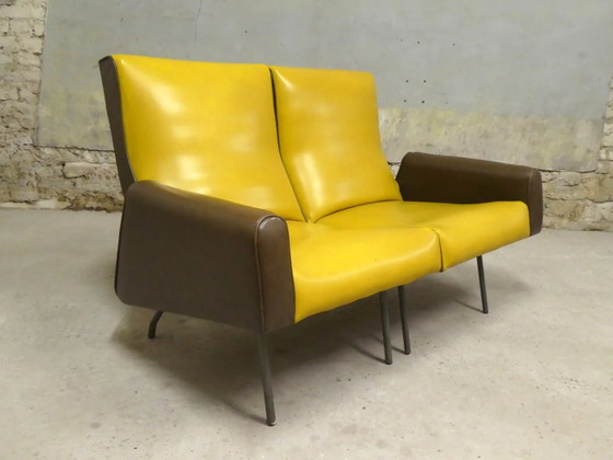 Sofa by Louis Paolozzi for Zol, 1950 – 2 seaters, Design (photo 2 of 9)