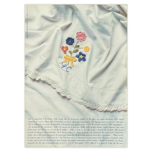 Sophie Calle – Ihr Name war Valentine (Poster, 1993)