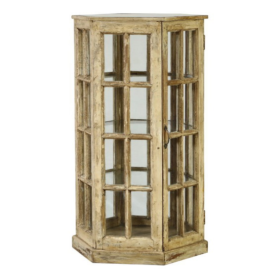 Sechseckige Vitrine CASE – Glas, Metall (photo 7 of 9)