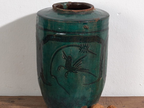 Antike glasierte Vase (ca. 1820) #36 – Vasen (photo 2 of 40)