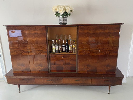 Image 1 of Italiaanse mid-century buffetkast met barmeubel 