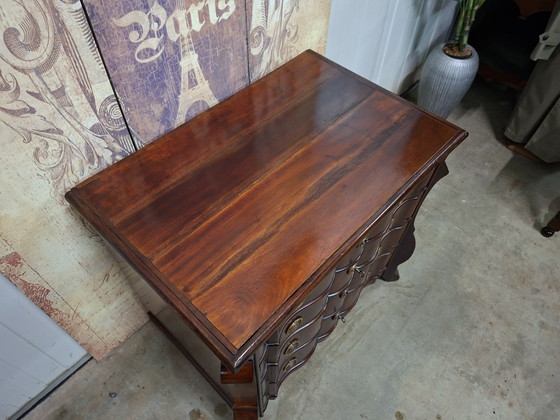 Image 1 of Antique Dutch chest of drawers, 18th century, dimensions 80x52cm and 79cm high.