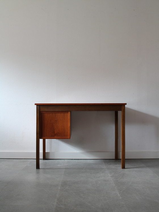 Image 1 of Vintage Danish compact desk in teak