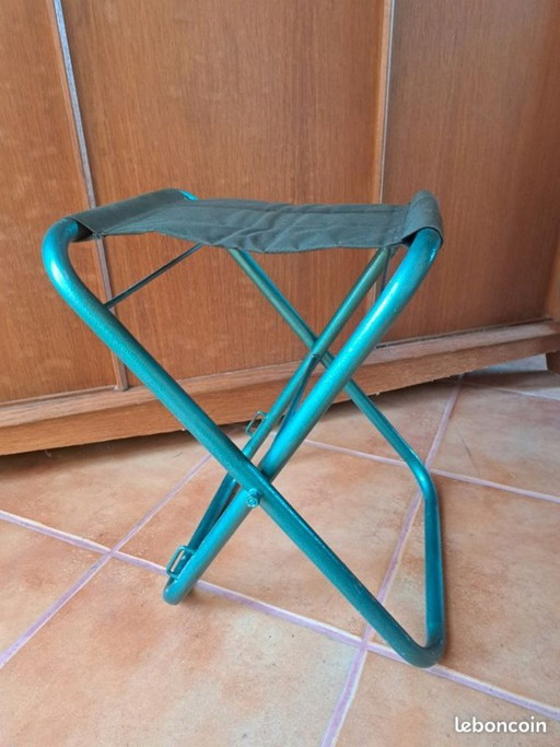 Taburete plegable de acero para caza, pesca y camping, 42x30cm – krukjes, Metal, Canvas (photo 2 of 5)