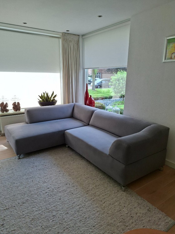 Canapé d'angle Leolux Faya Lobi Element, fauteuil 2 places avec accoudoir droit et pouf 2 places à gauche (photo 2 of 5)