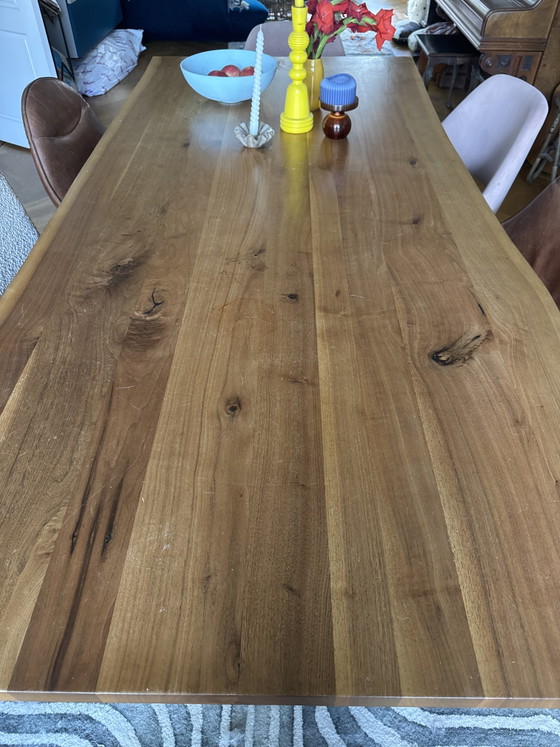 Image 1 of Solid cherry wood table 220x100