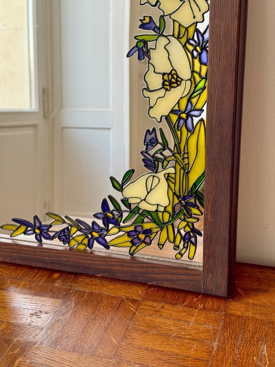 Image 1 of Spiegel in Tiffany/Art Deco-stijl