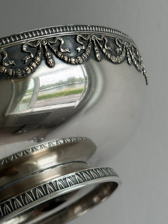 Image 1 of Ciotola in metallo argentato antico