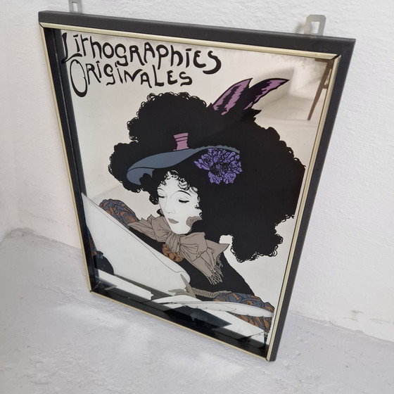 Image 1 of Espejo Art Nouveau de la brasserie